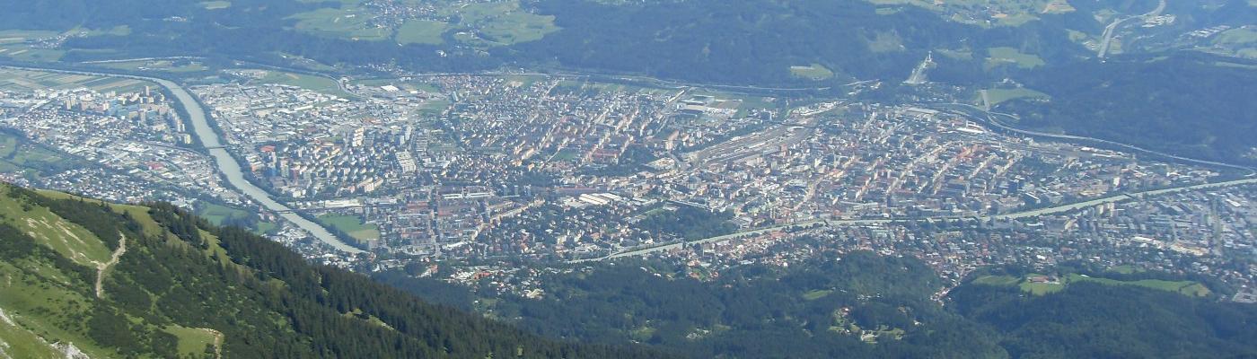 Panorama - Innsbruck von oben