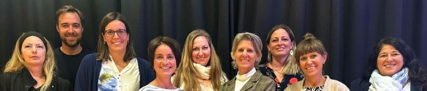 Das Vorstandsteam des Eltern-Interessensvereins bei der 1 Generalversammlung am 20. Oktober 2025