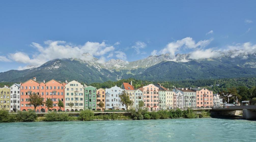 Innsbruck's well-known "coloured houses" of Anpruggen