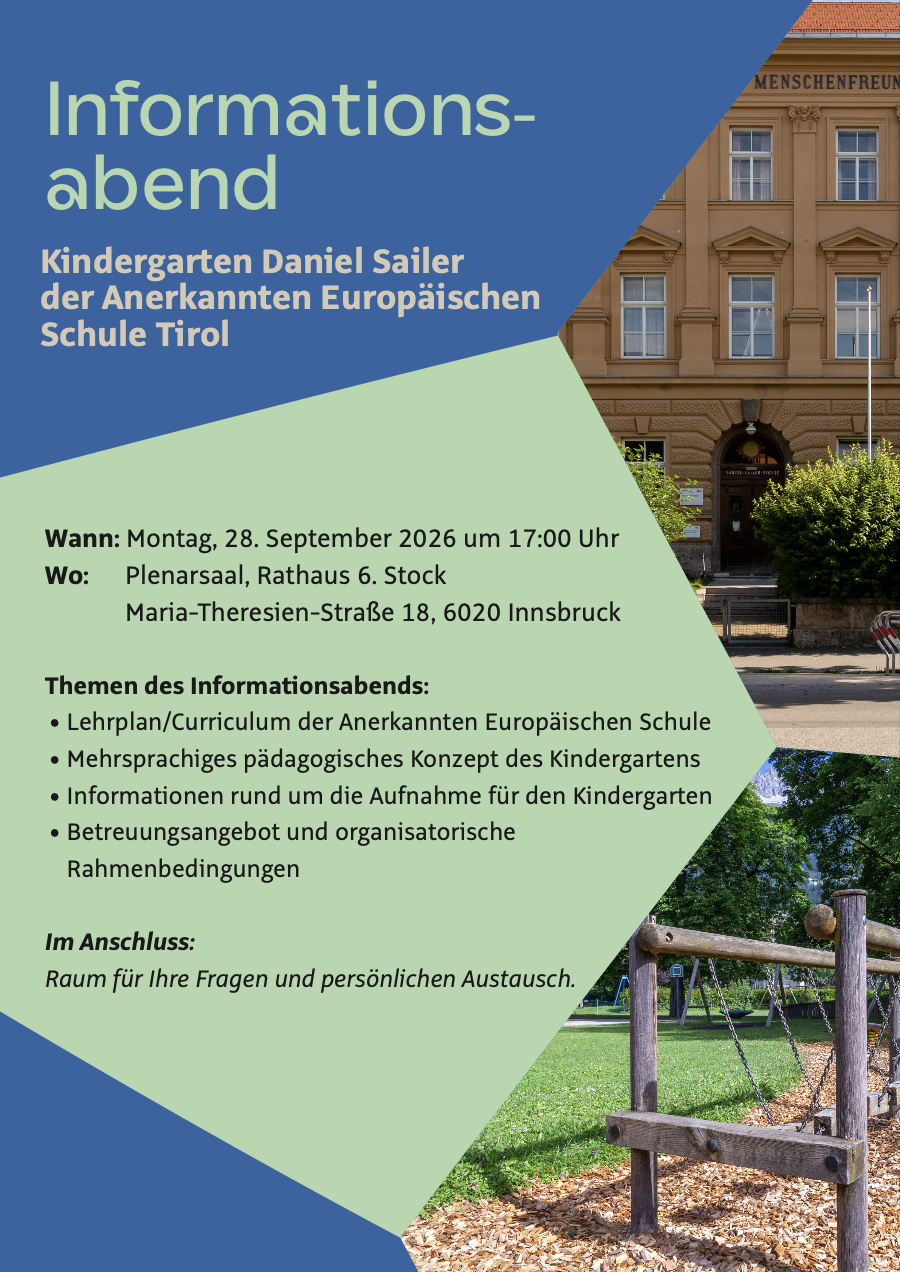 Kindergarten Infoabend 2026