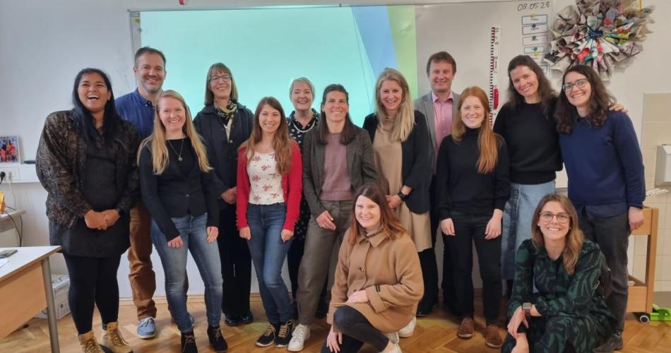 teachers visiting AES Ljubljana